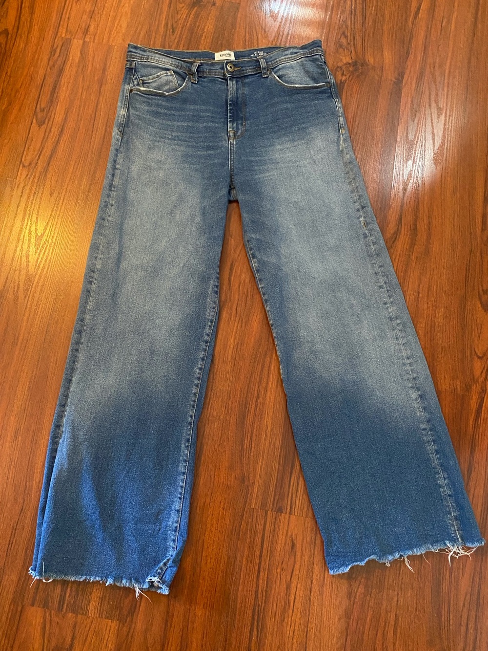 Kensie The Kaia High Rise Wide Leg Jeans Size 12 - Picture 4 of 10